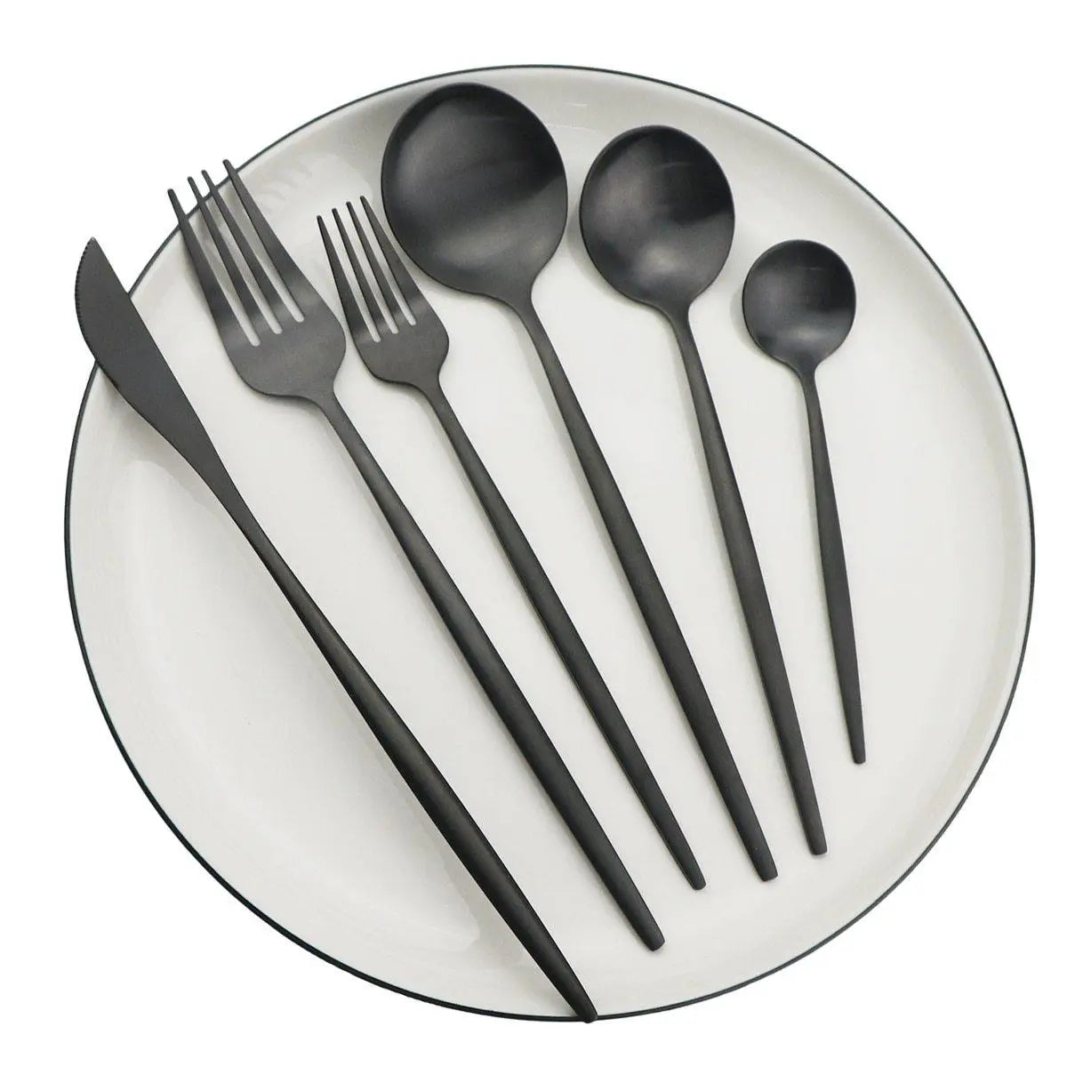 36 Pcs Minimalist Flatware Scope Kitchen