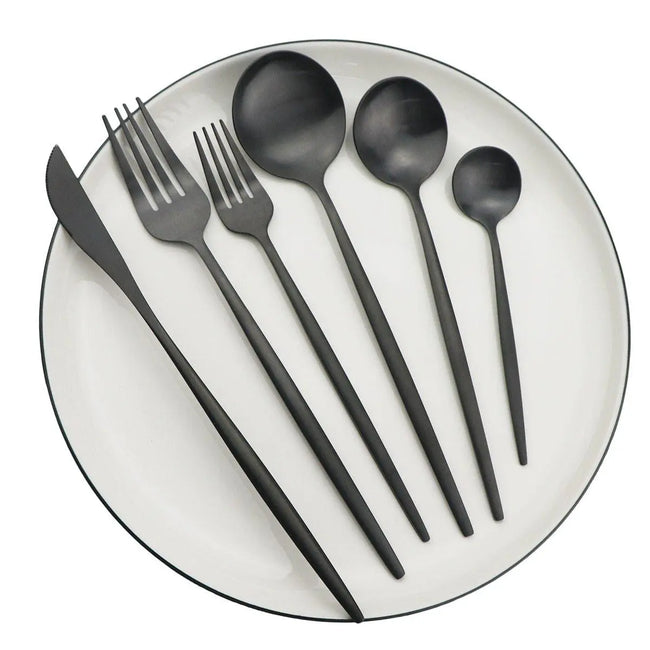 36 Pcs Minimalist Flatware Scope Kitchen