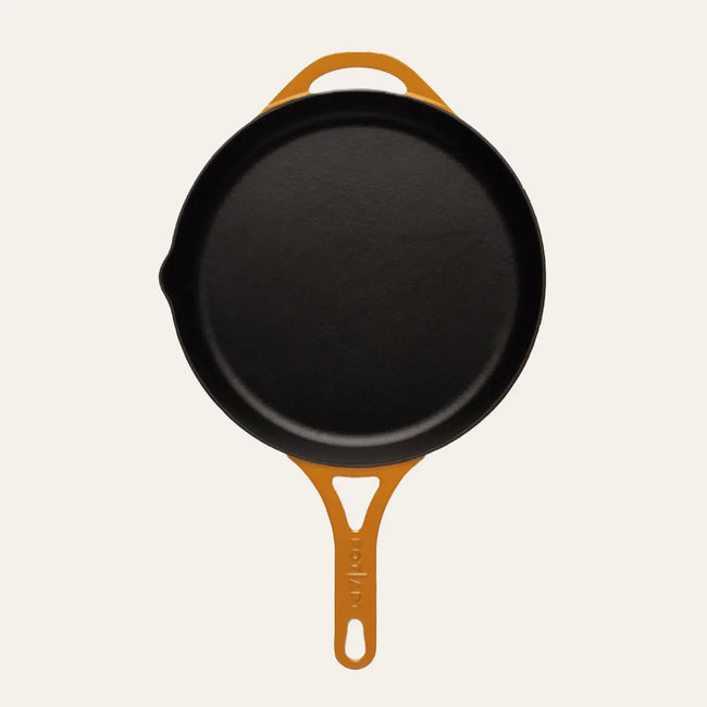 Lemon Düz Döküm Tava 28 cm Pot Art